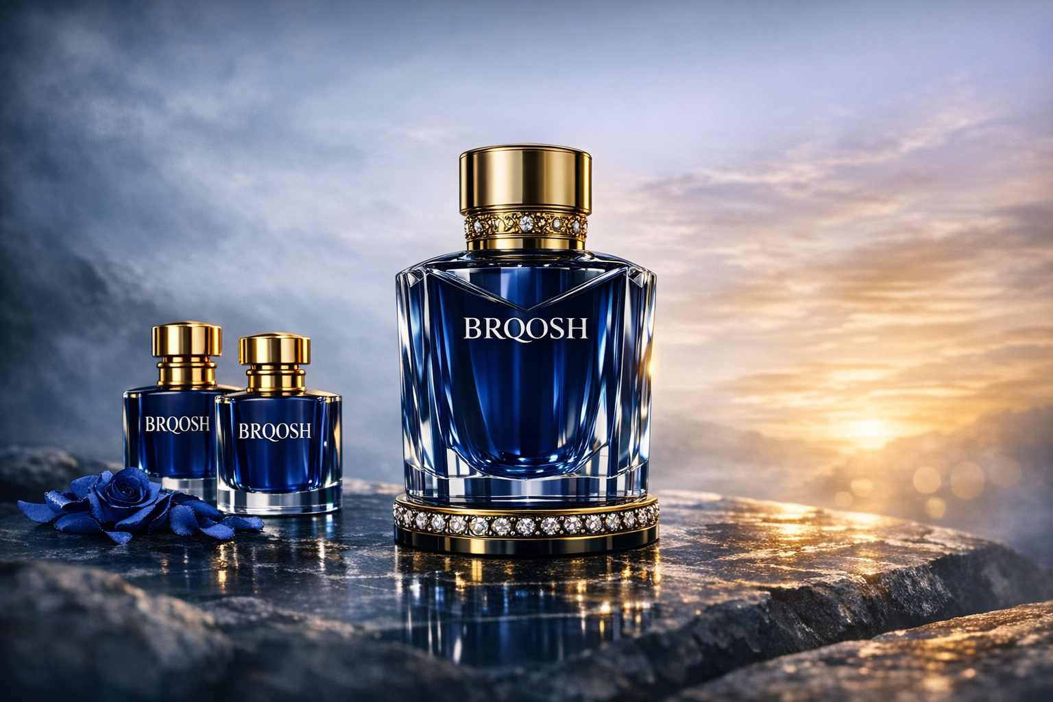 زجاجة عطر فاخرة بشعا 1